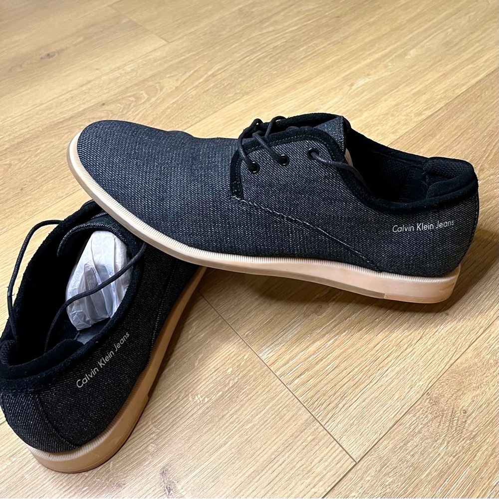 Calvin Klein Jeans Men's Darian Denim Shoes Mens Size 10.5 Sneakers Casual - NEW